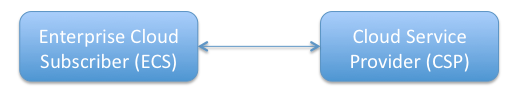 Figure 1.4.-1 ECS->CSP Flows